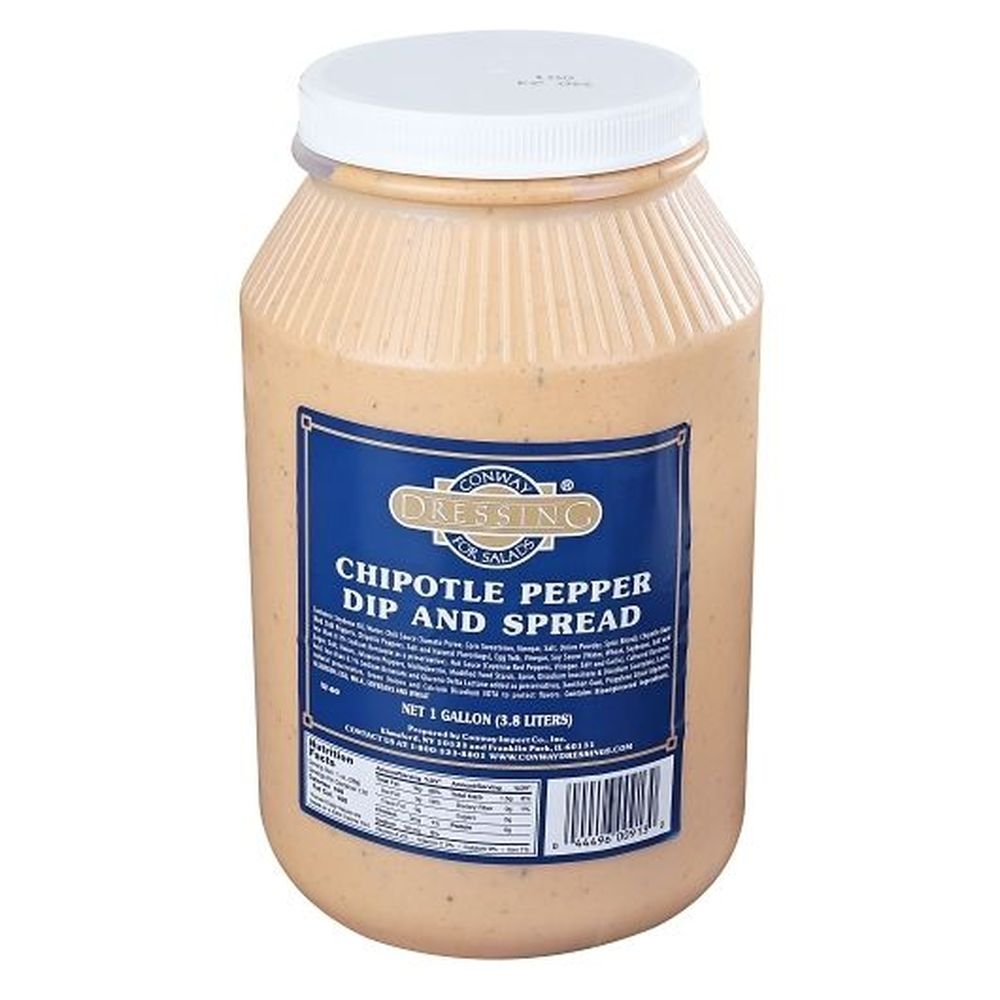 Conway Chipotle Pepper Dip and Spread, 1 Gallon -- 2 per case