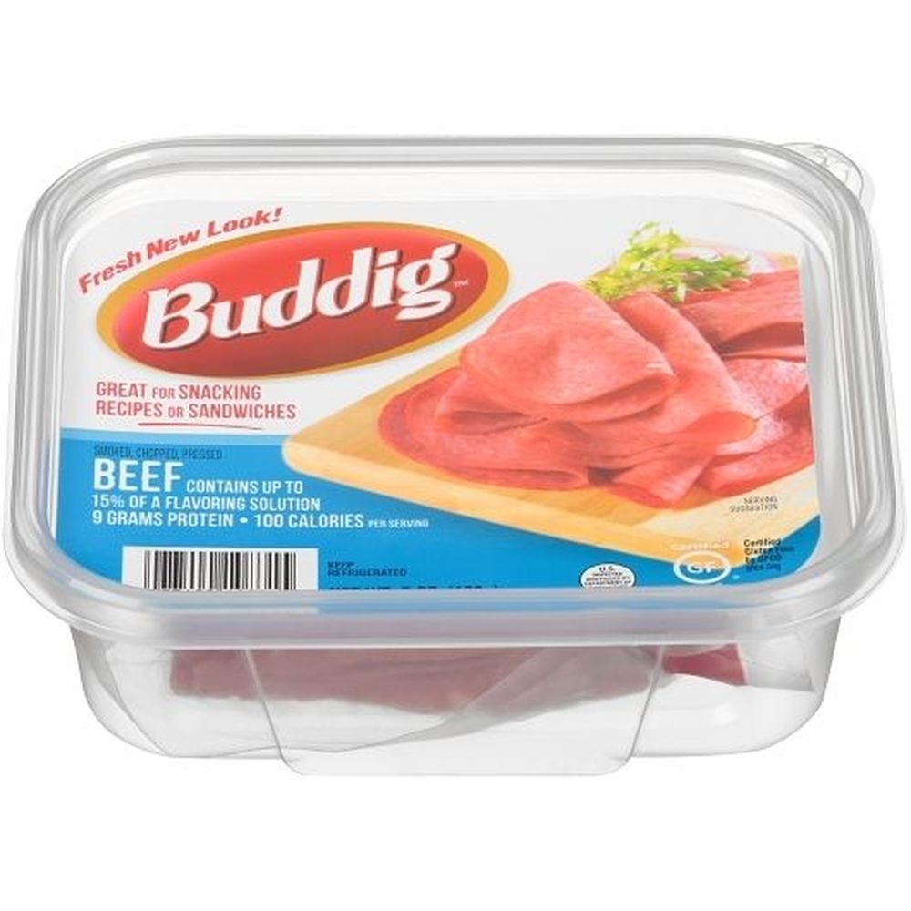 Carl Buddig Original Beef, 7 Ounce Tub - 8 per case