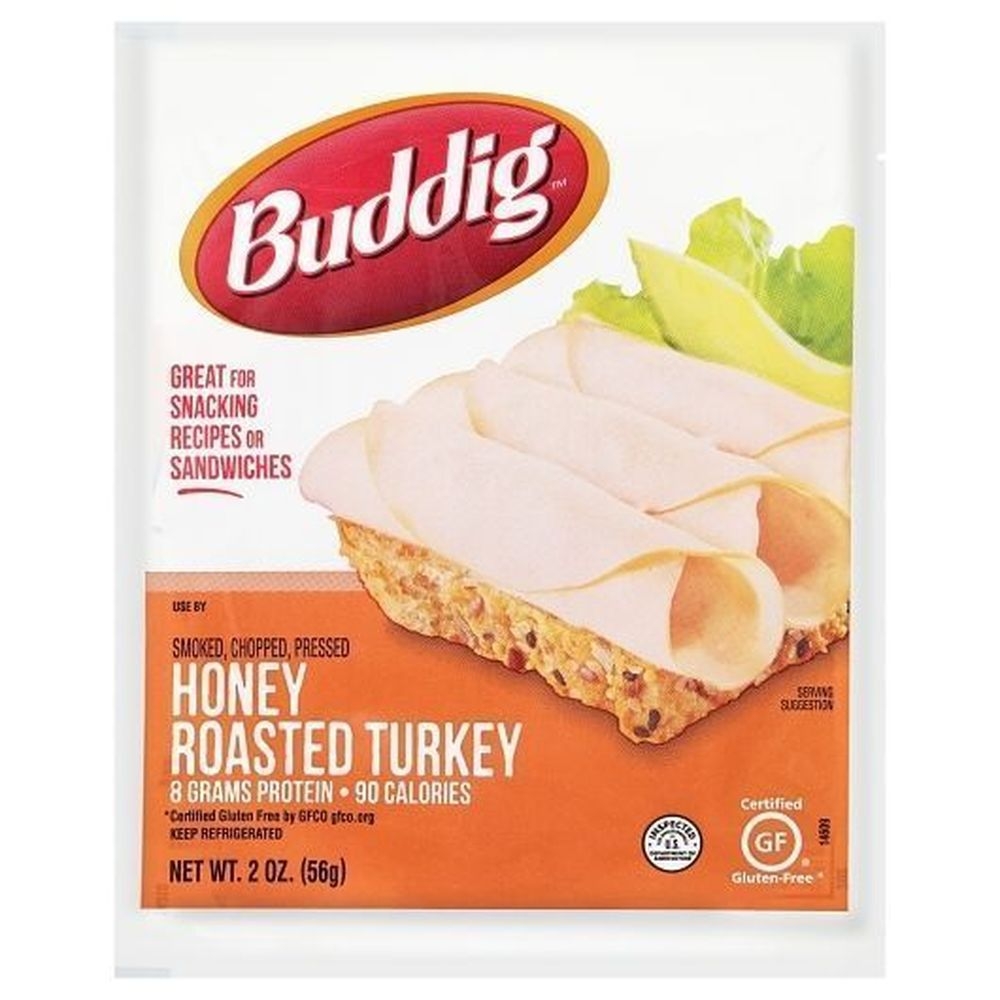 Carl Buddig Original Honey Roast Turkey, 2 Ounce -- 12 per case