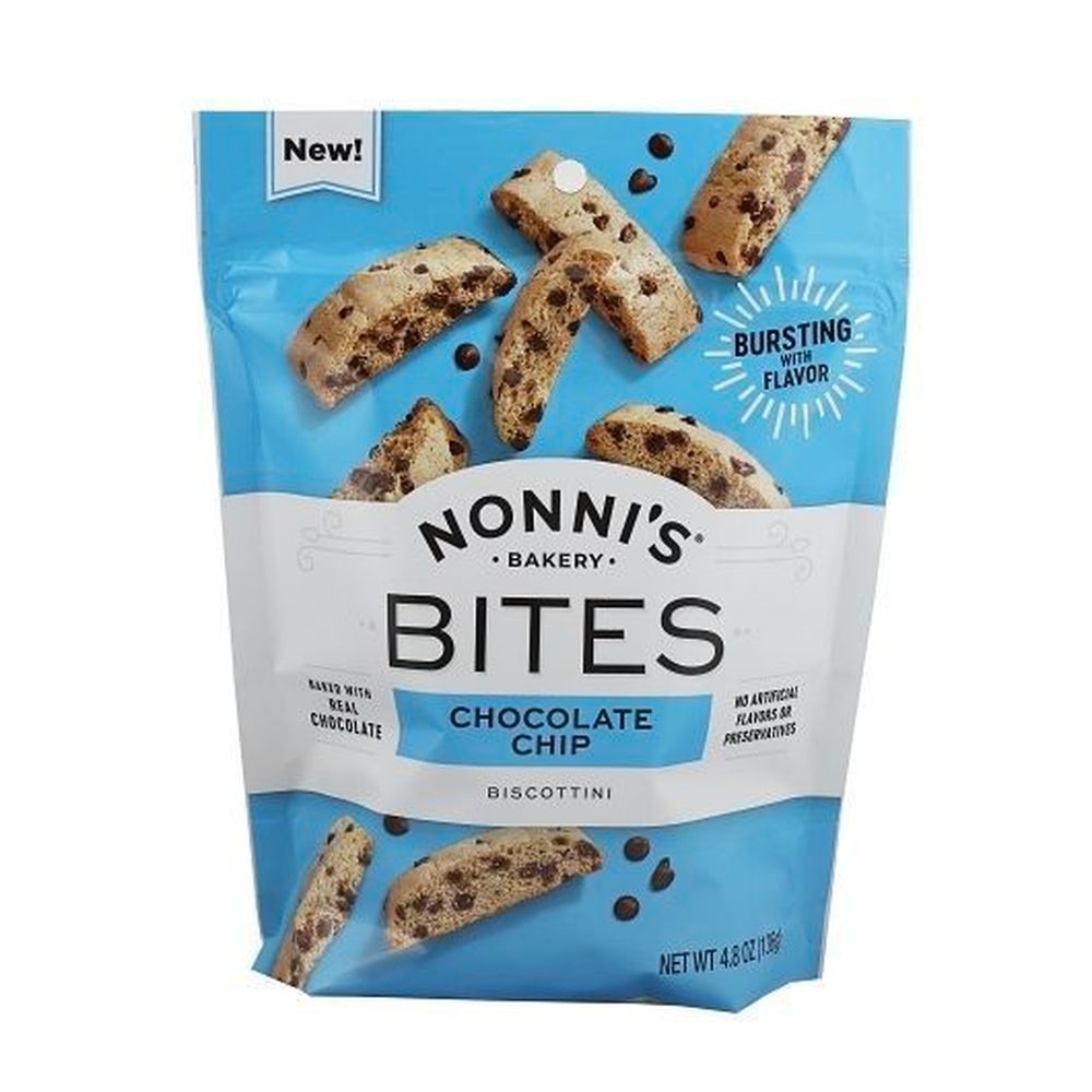 Nonnis Chocolate Chip Biscottini Bites, 4.8 Ounce -- 6 per case