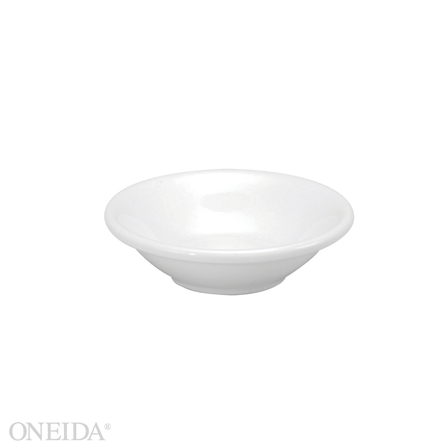 Buffalo Cream White Undecorated Rolled Edge Fruit Dish, 3.75 Ounce -- 36 per case.