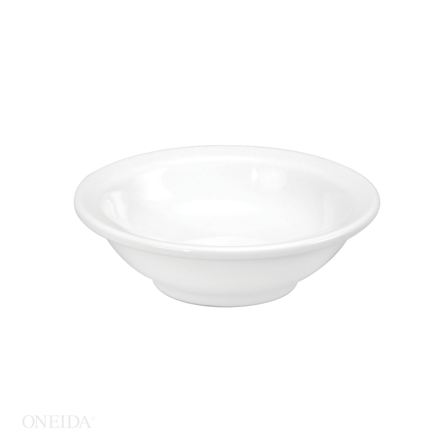 Buffalo Cream White Undecorated Narrow Rim Fruit Dish, 6.75 Ounce -- 36 per case.