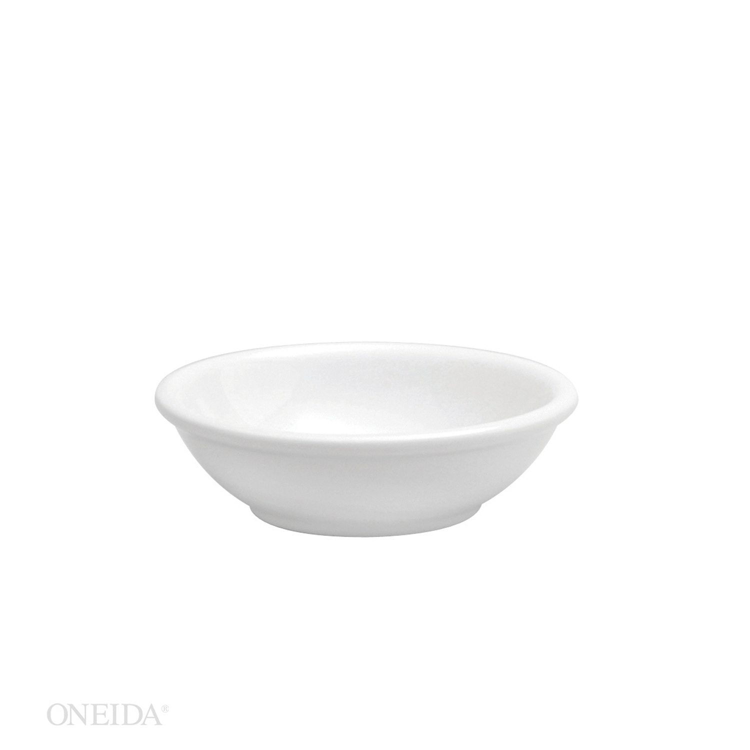 Buffalo Cream White Undecorated Rolled Edge Fruit Dish, 7.5 Ounce -- 36 per case.
