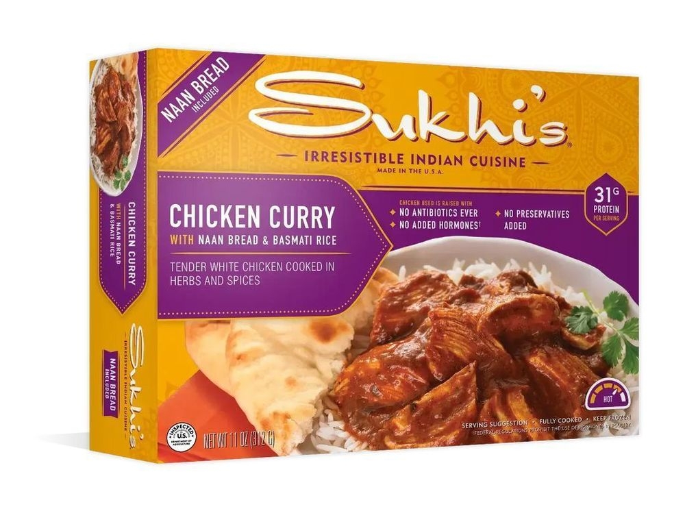 Sukhis Chicken Curry with Naan, 11 Ounce -- 6 per case
