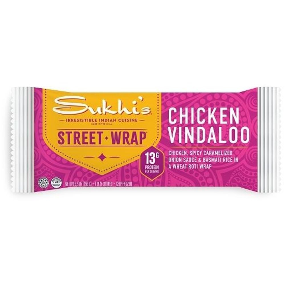 Sukhis Chicken Vindaloo Wrap, 5.5 Ounce -- 8 per case