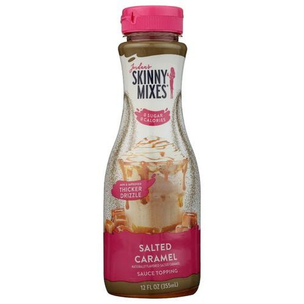 Skinny Mixes Sugar Free Salted Caramel Sauce, 12 Ounce -- 6 per case