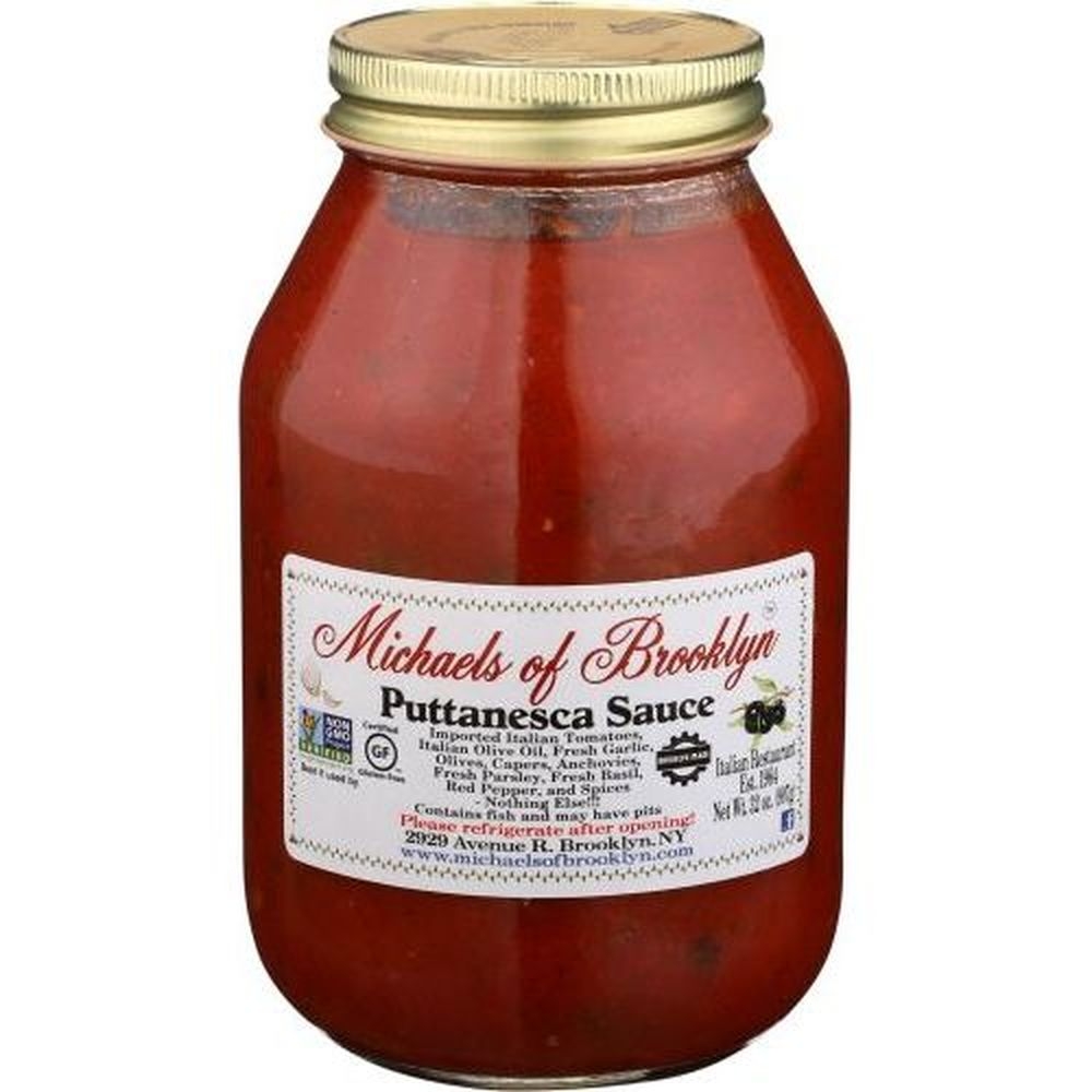 Michaels Of Brooklyn Puttanesca Pasta Sauce, 32 Ounce -- 6 per case