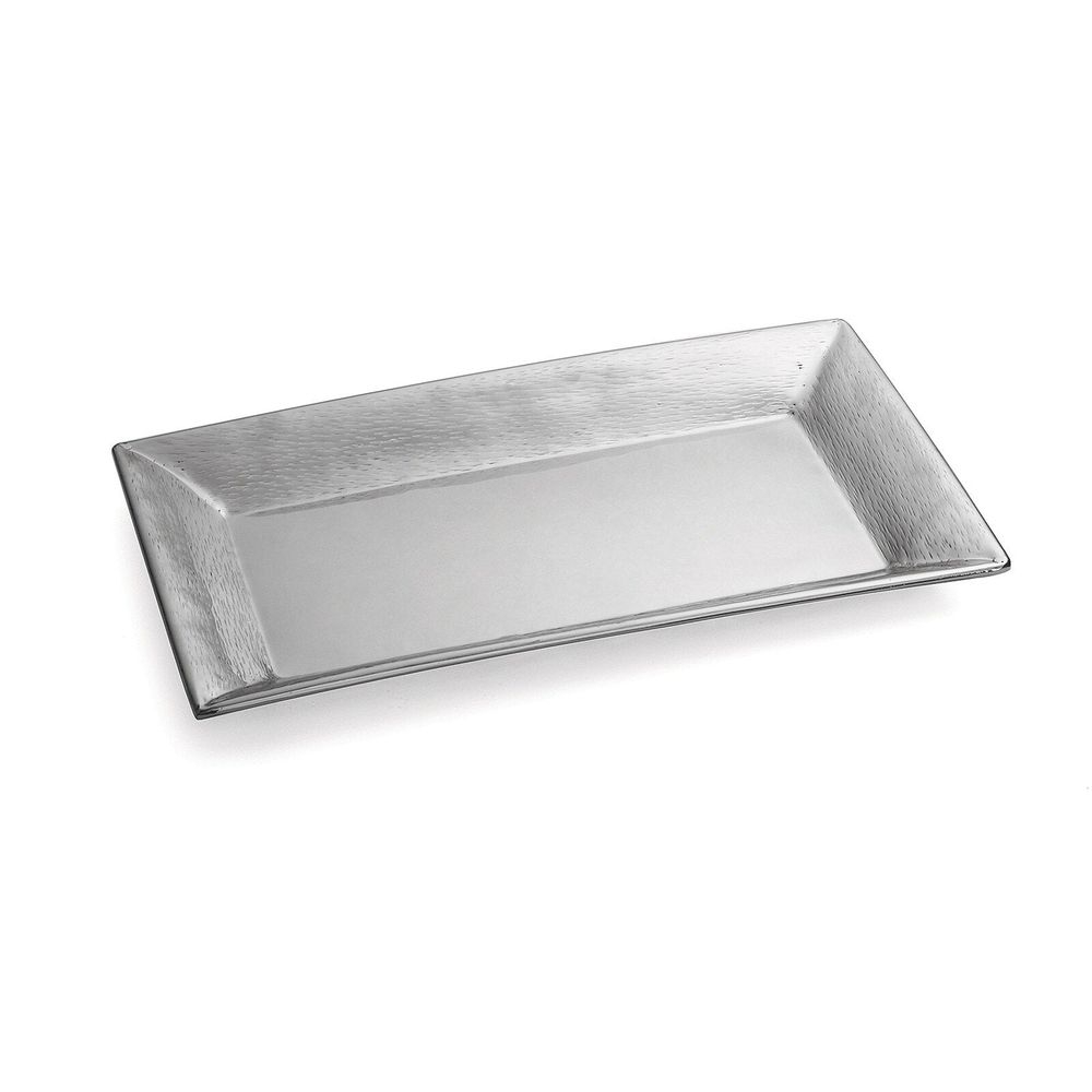 Tablecraft Remington Collection 18-8 Stainless Steel Rectangular Buffet Service Tray, 22 x 12 x 1.75 inch