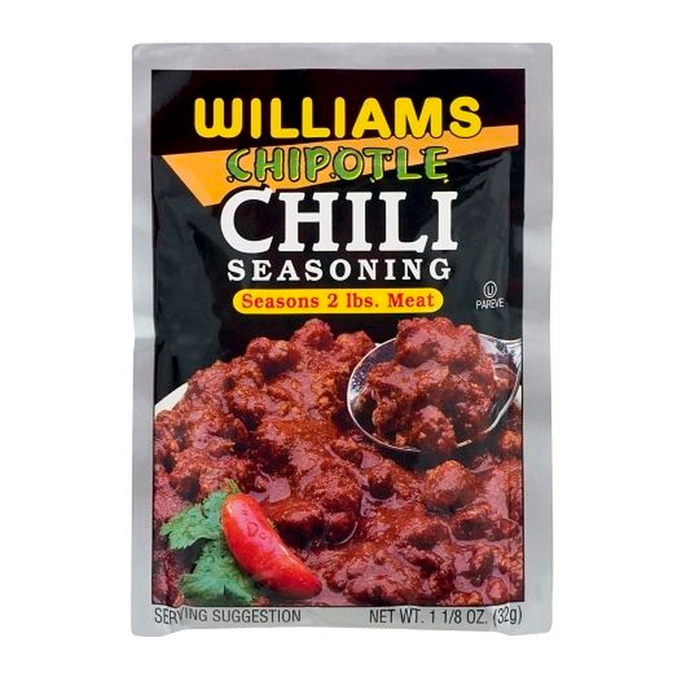Williams Chipotle Chili Seasoning, 1.13 Ounce -- 24 per case