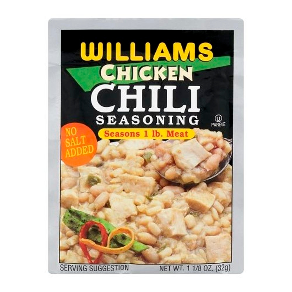 Williams Chicken Chili Seasoning, 1.12 Ounce -- 24 per case