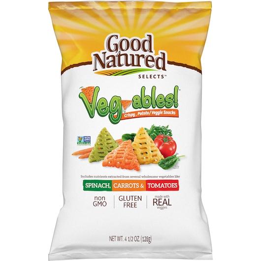 Good Natured Selects Veg-Ables Crispy Potato and Veggie Snacks, 4.5 Ounce -- 6 per case