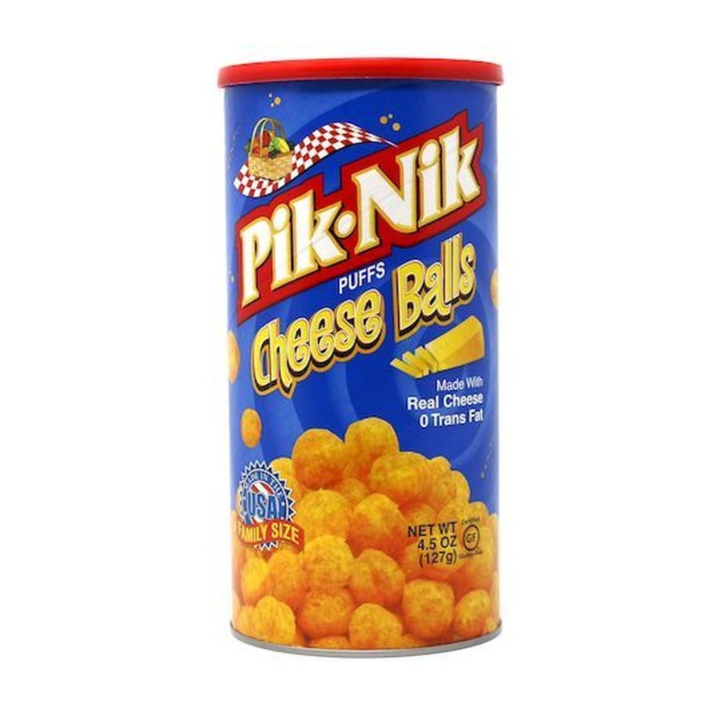 Pik Nik Cheddar Cheese Balls, 4.5 Ounce -- 12 per case