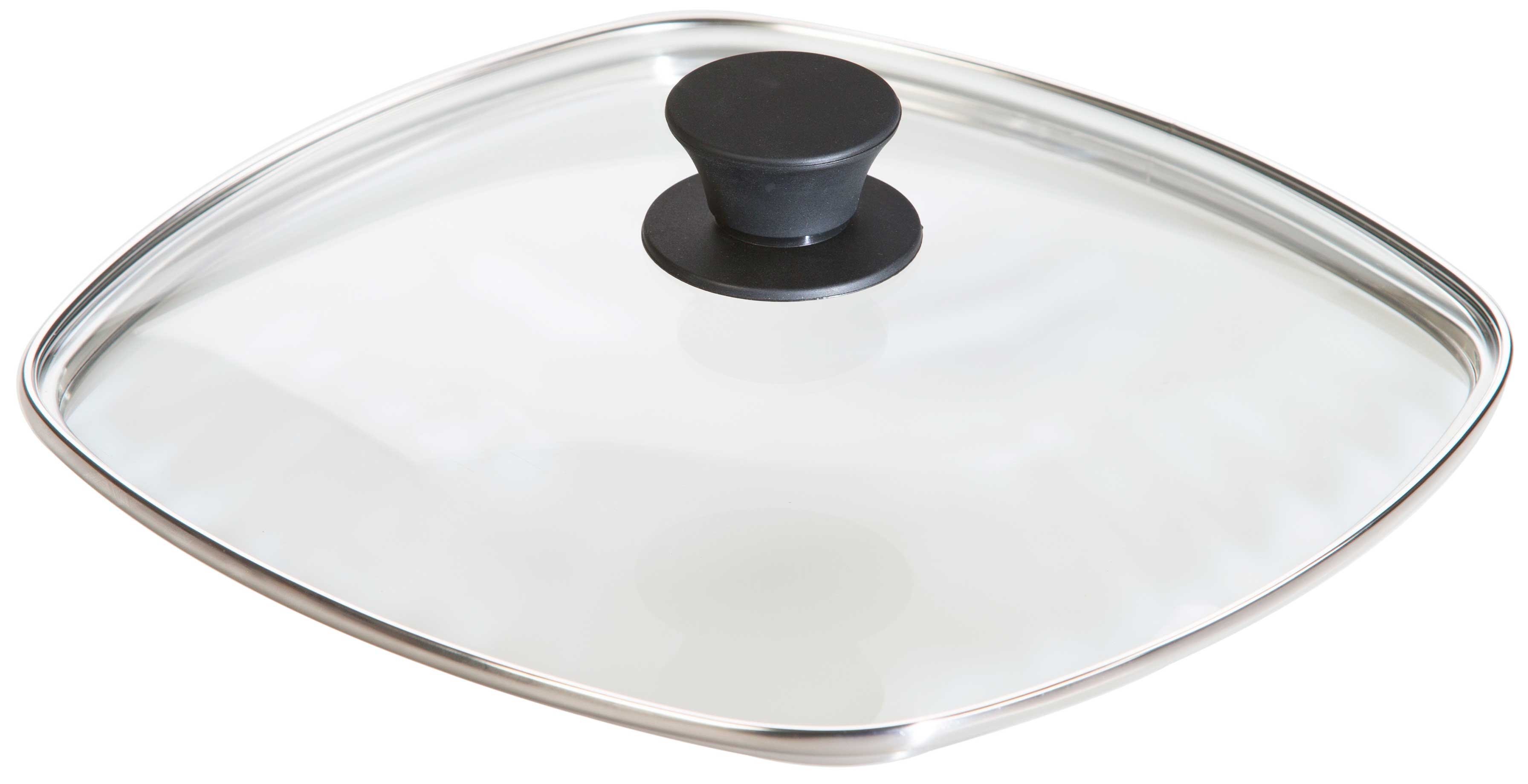 Lodge Tempered Glass Square Lid, 10.5 inch -- 3 per case