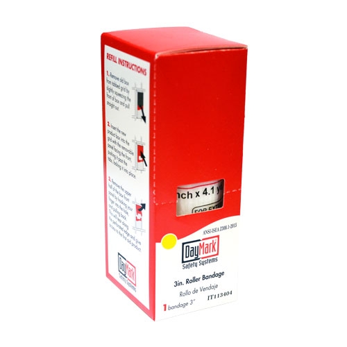 Daymark First Aid Gauze Roll, 3 inch.