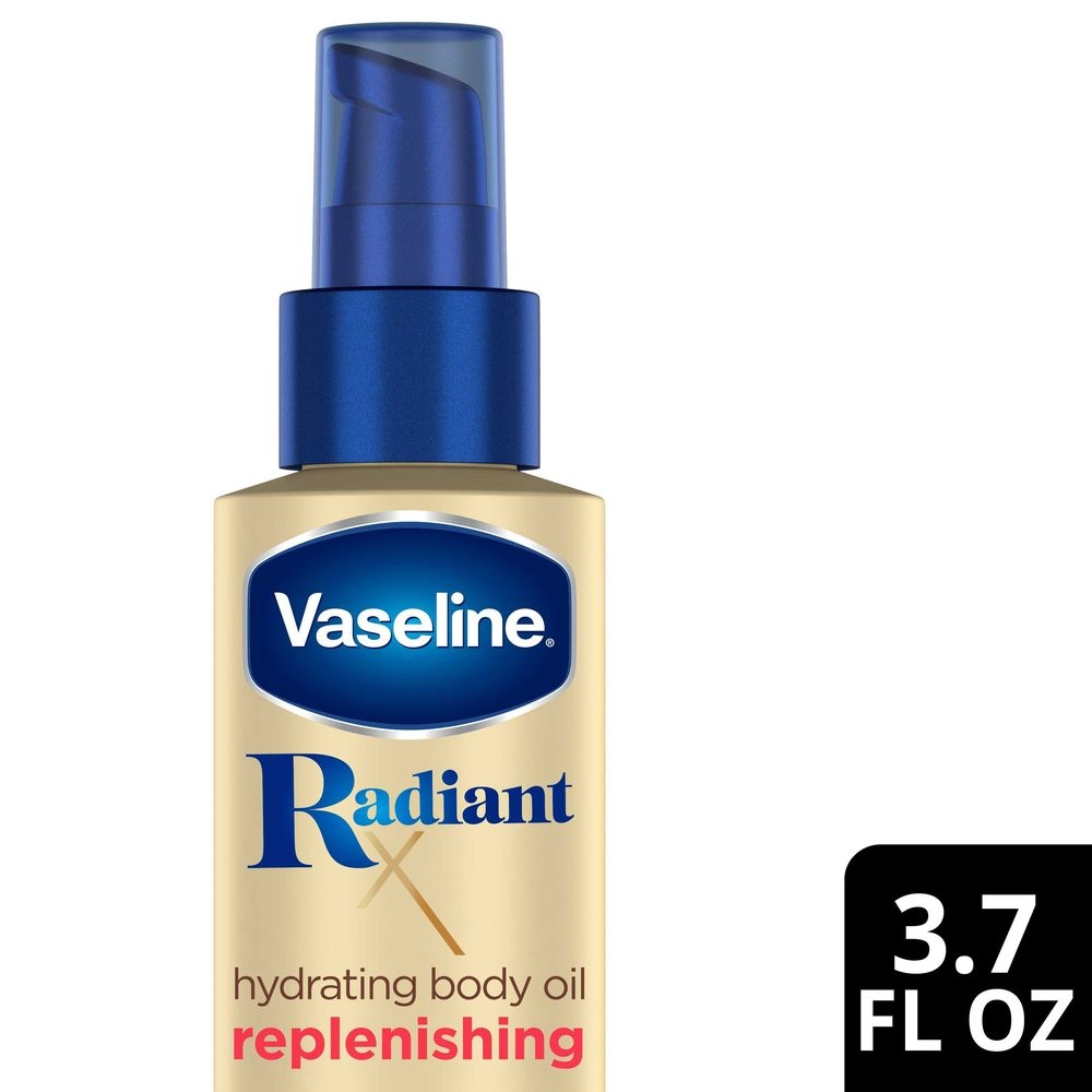 Vaseline Radiant X Replenishing and Hydrating Body Oil, 3.7 Ounce -- 12 per case