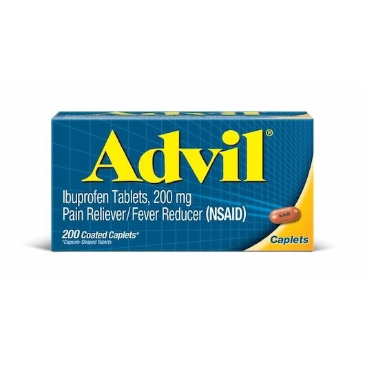 Advil Ibuprofen 200mg Caplet, 200 per unit -- 12 per case