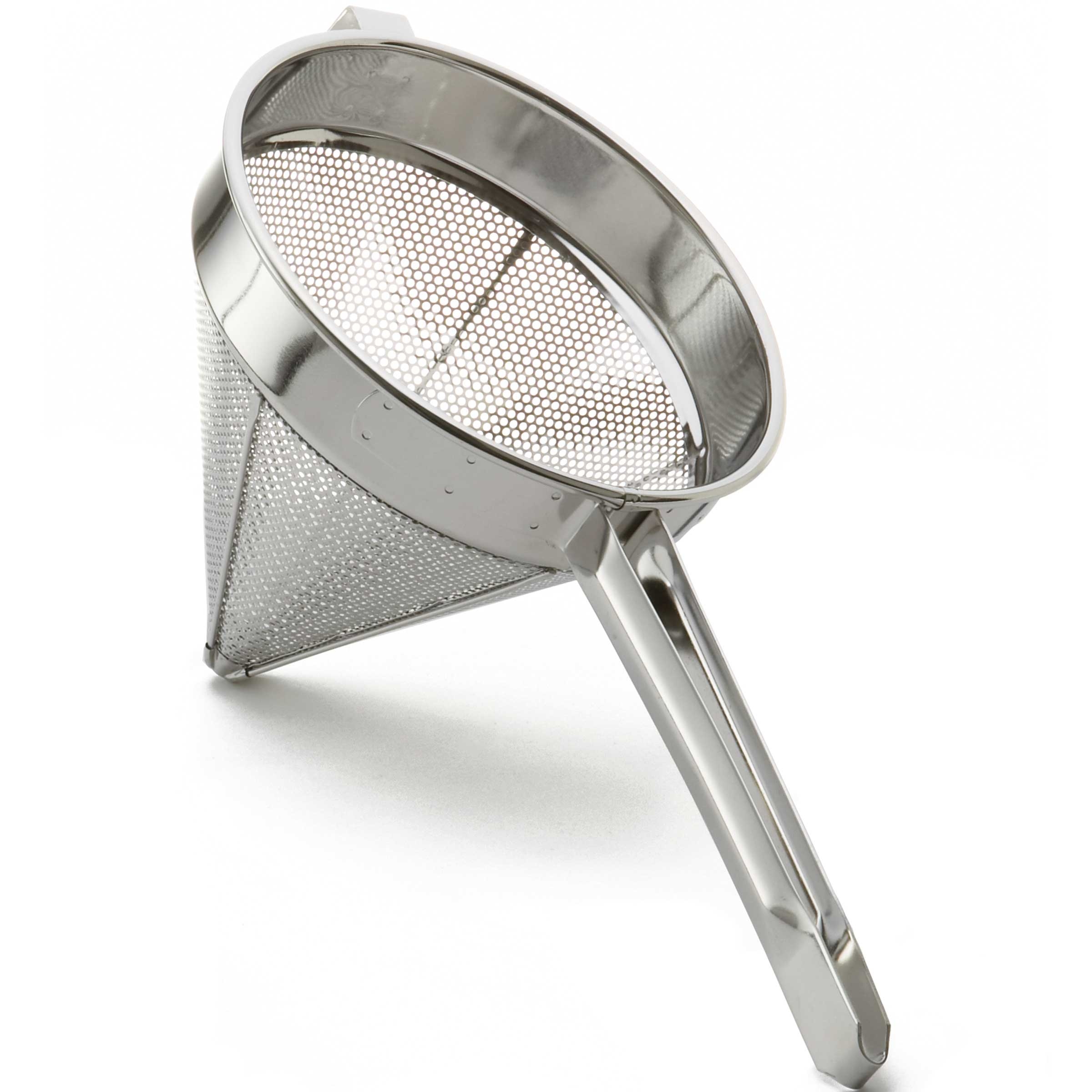 Tablecraft Heavy Duty 18-8 Stainless Steel China Cap Fine Strainer, 21.75 X 12 X 12 Inch