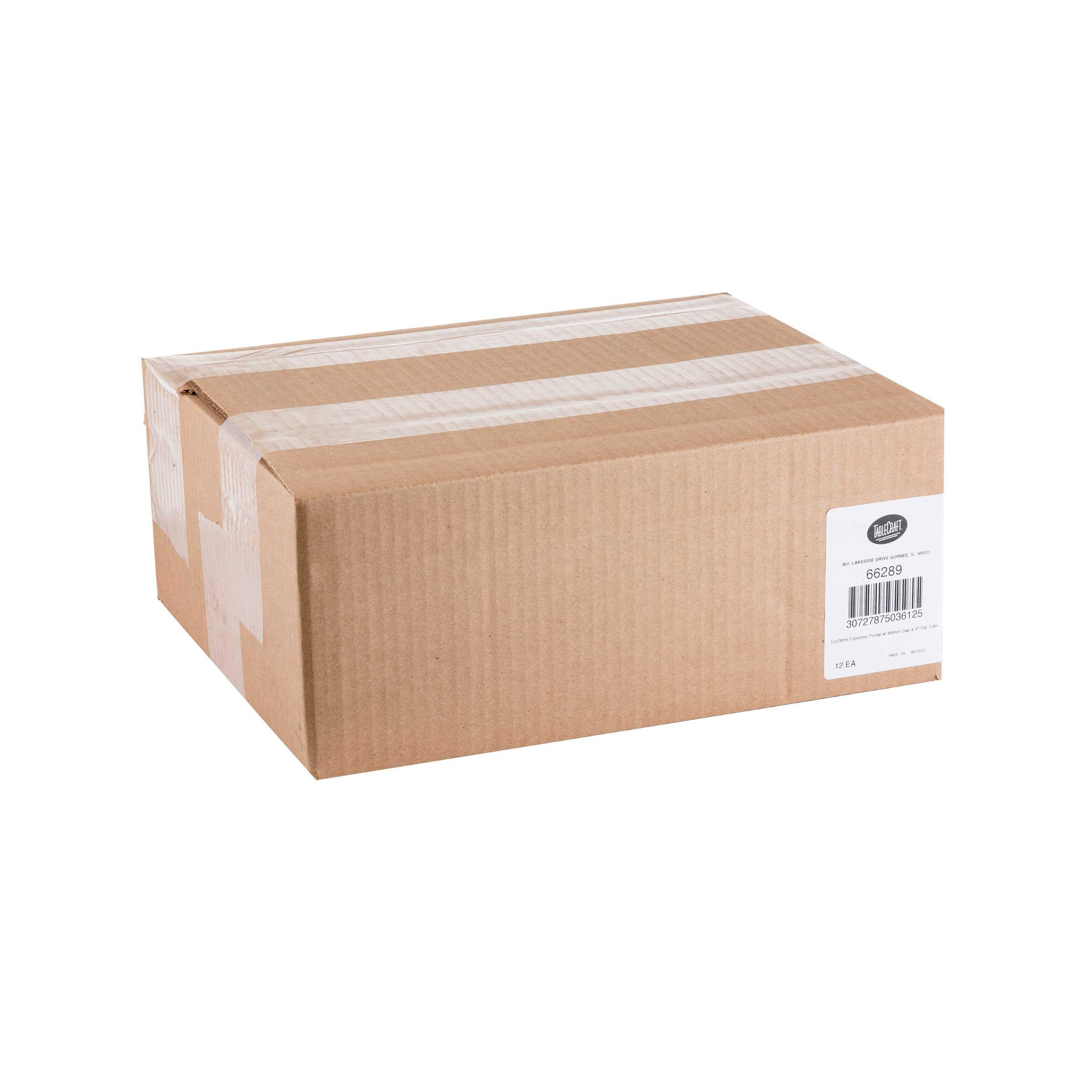 Tablecraft Plastic Economy Pump With 89 Millimeter Cap