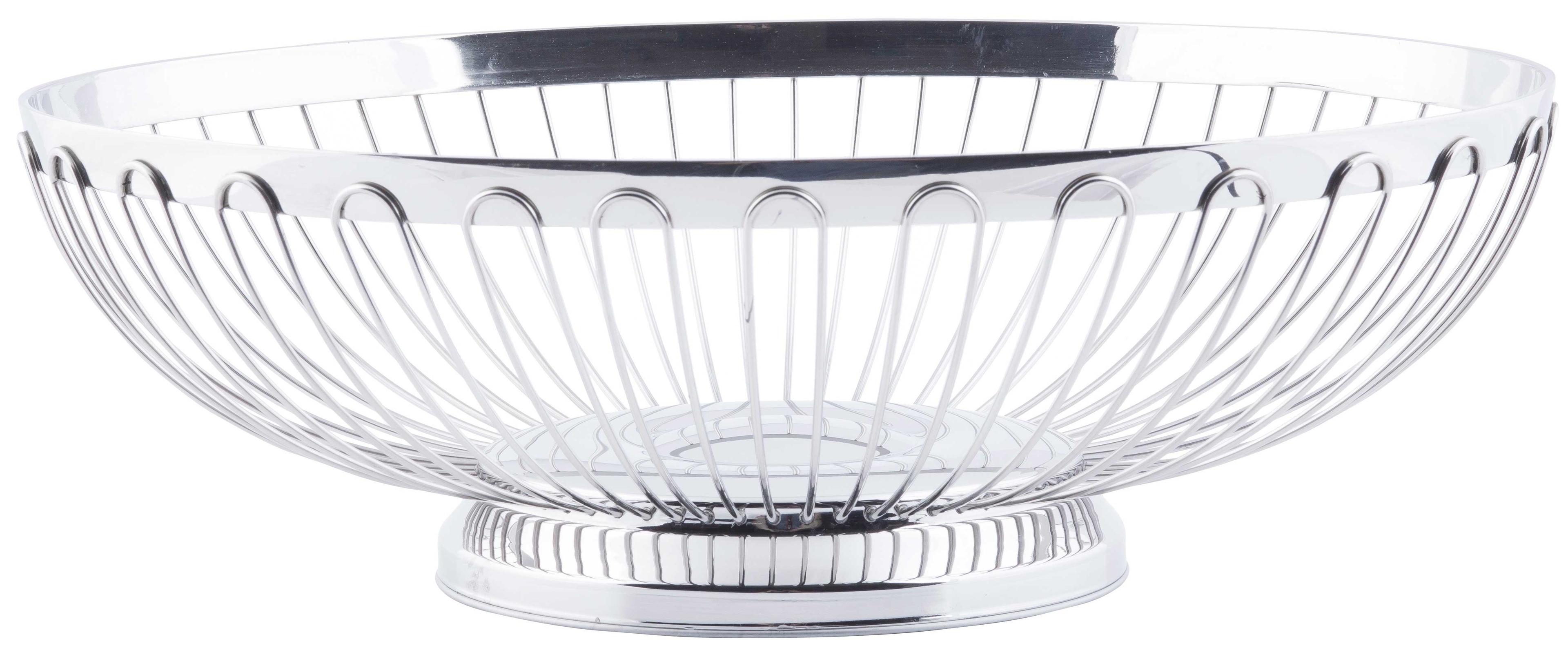 Tablecraft Oval Large Spoke Basket with Rim -- 12 per case
