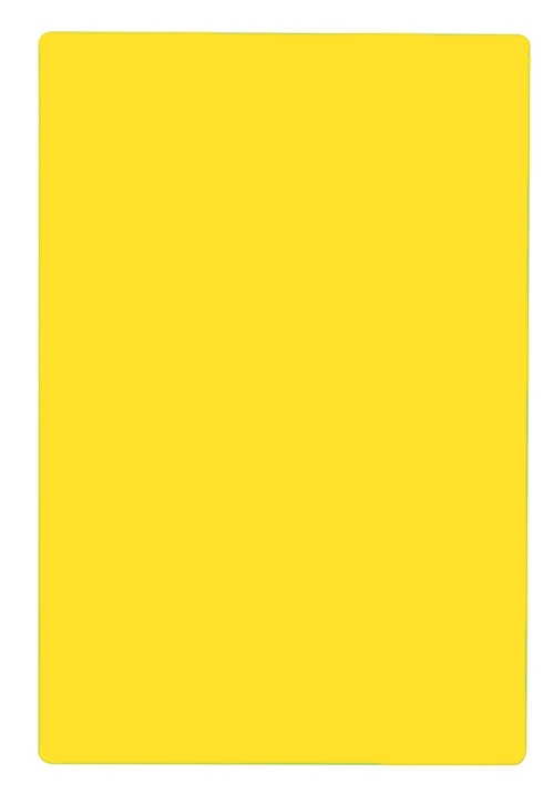 Tablecraft Polyethylene Yellow Cutting Board, 15 x 20 inch.