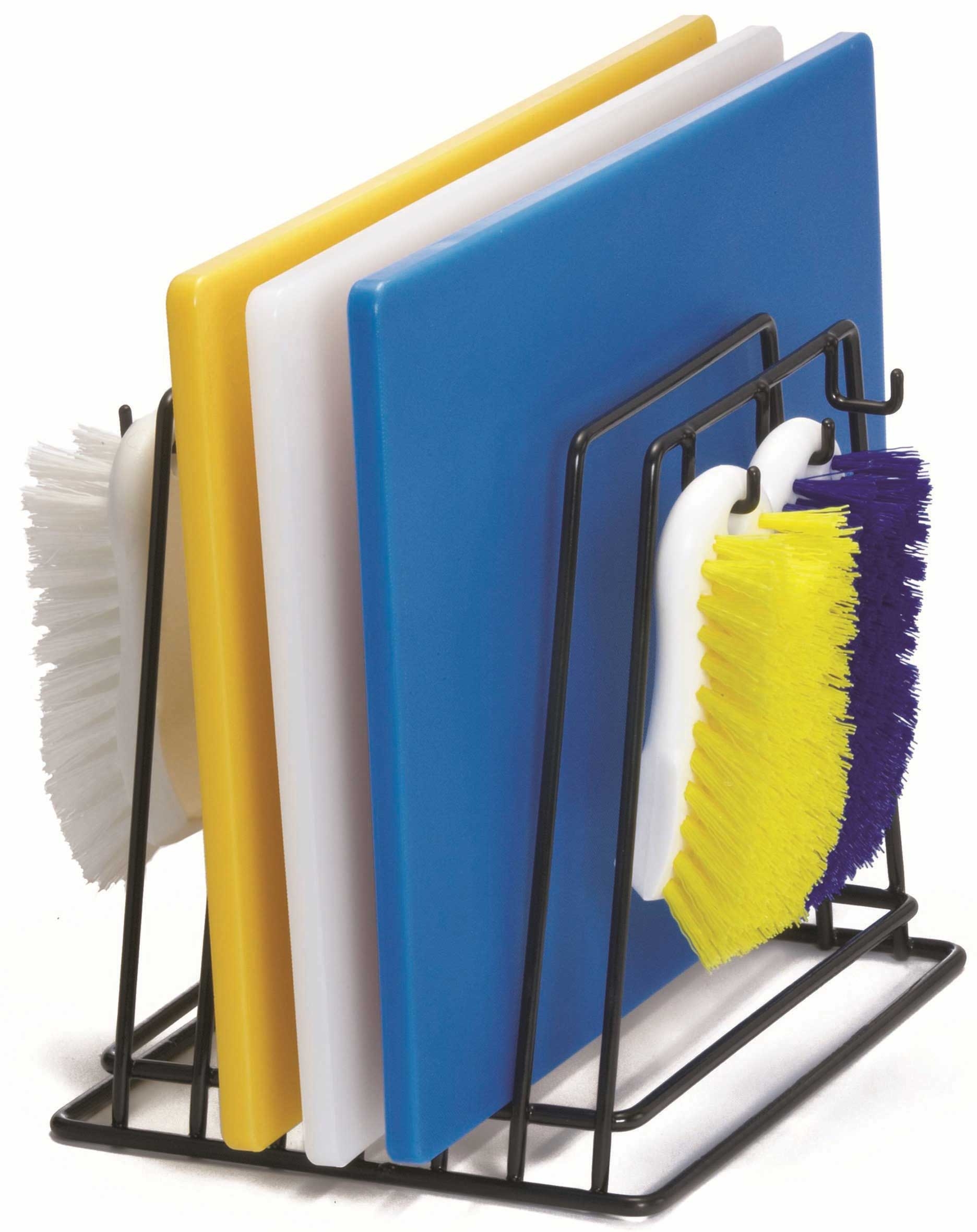 Tablecraft Black Cutting Board Rack with Hooks -- 10 per case
