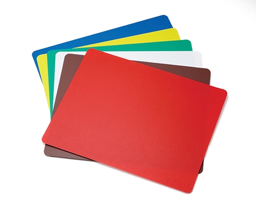 Tablecraft Polyethylene Flexible Cutting Mat - Assorted Color, 15 x 20 inch -- 1 pack per case.