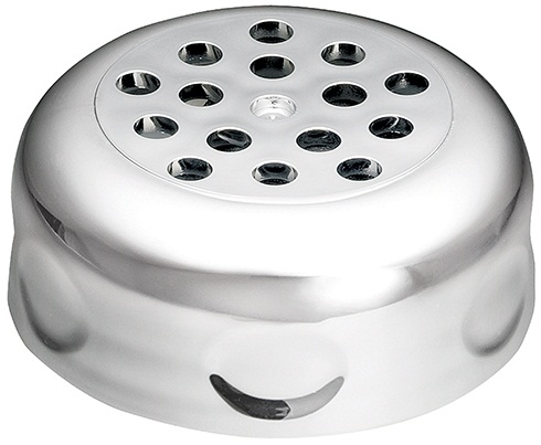 Tablecraft Chrome Plated Perforated Shaker Top Only, 12 Count -- 6 Per Case