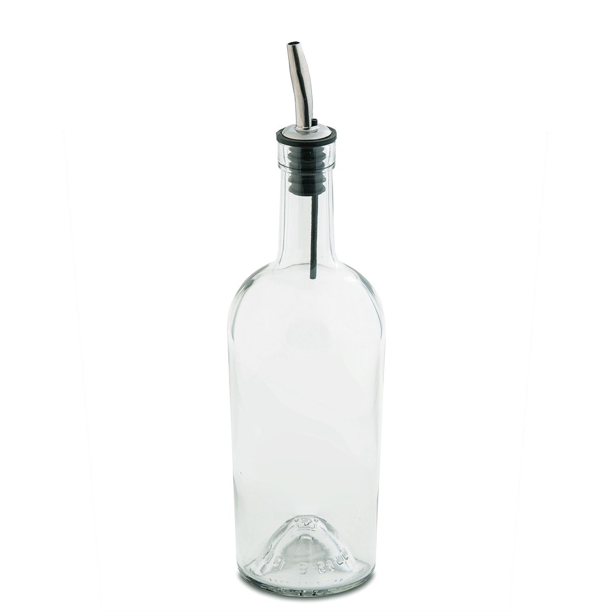 Tablecraft Oil Bottle with Stainless Steel Pourer, 17.5 Ounce -- 12 per case.