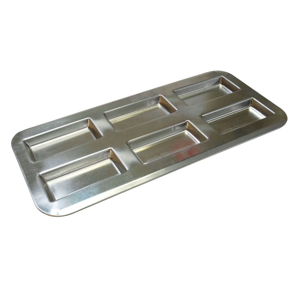 Gobel Tin Plate 6 Cavities Financiers Baking Sheet, 14.9 inch x 7 inch x 0.5 inch