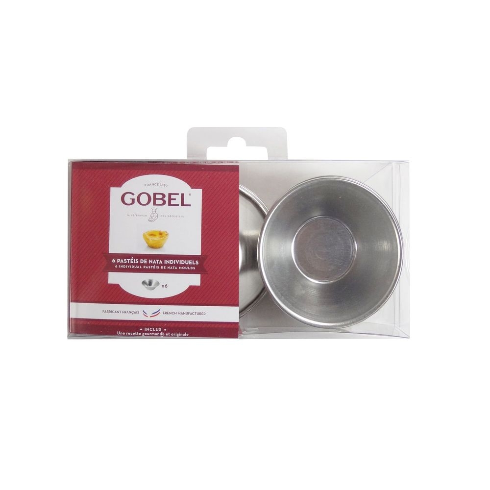 Gobel Tinplate Steel Pasteis de Nata Mold Set