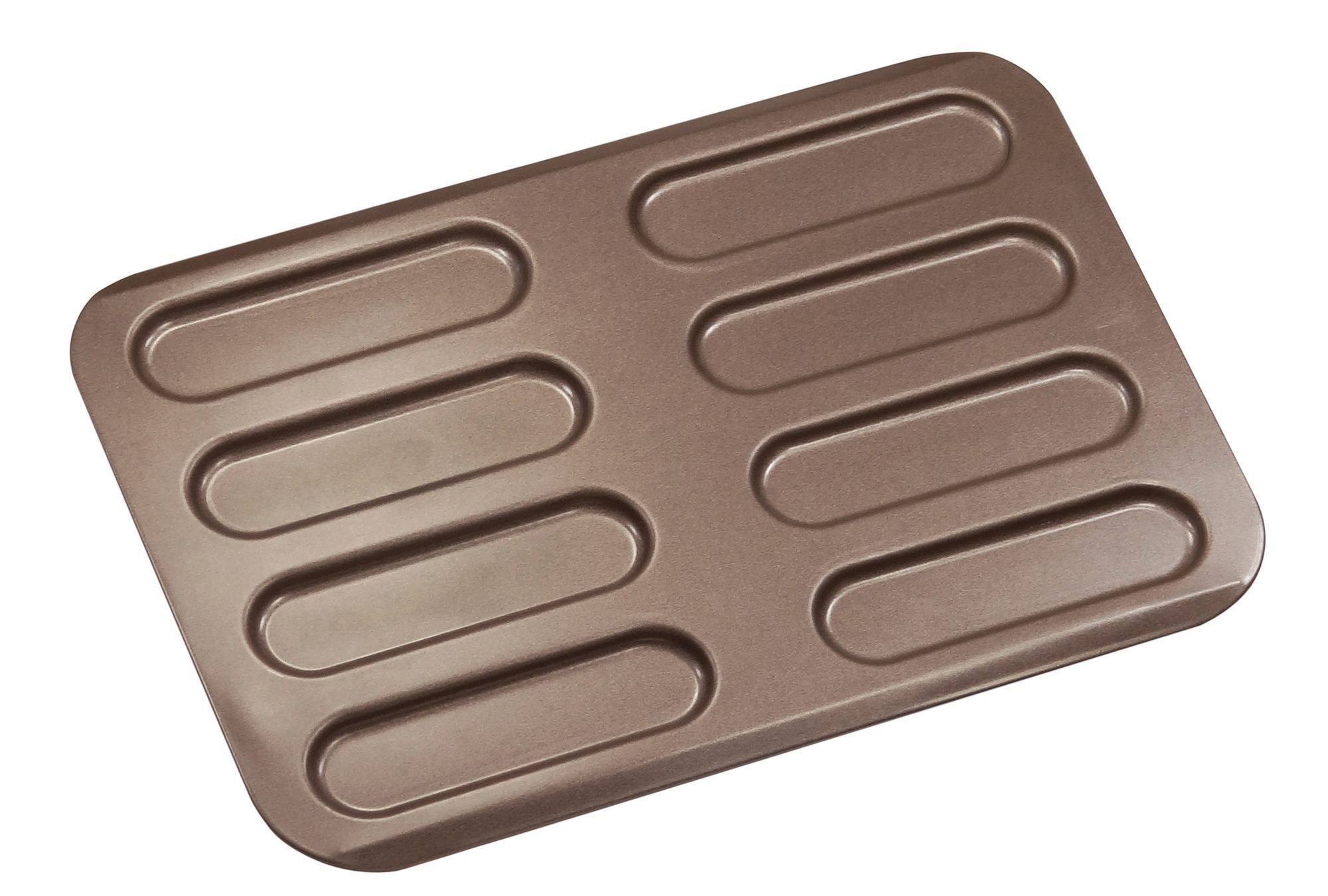 Gobel Eclair 8 Cavities Baking Sheet, 12.4 x 9 x 0.2 inch