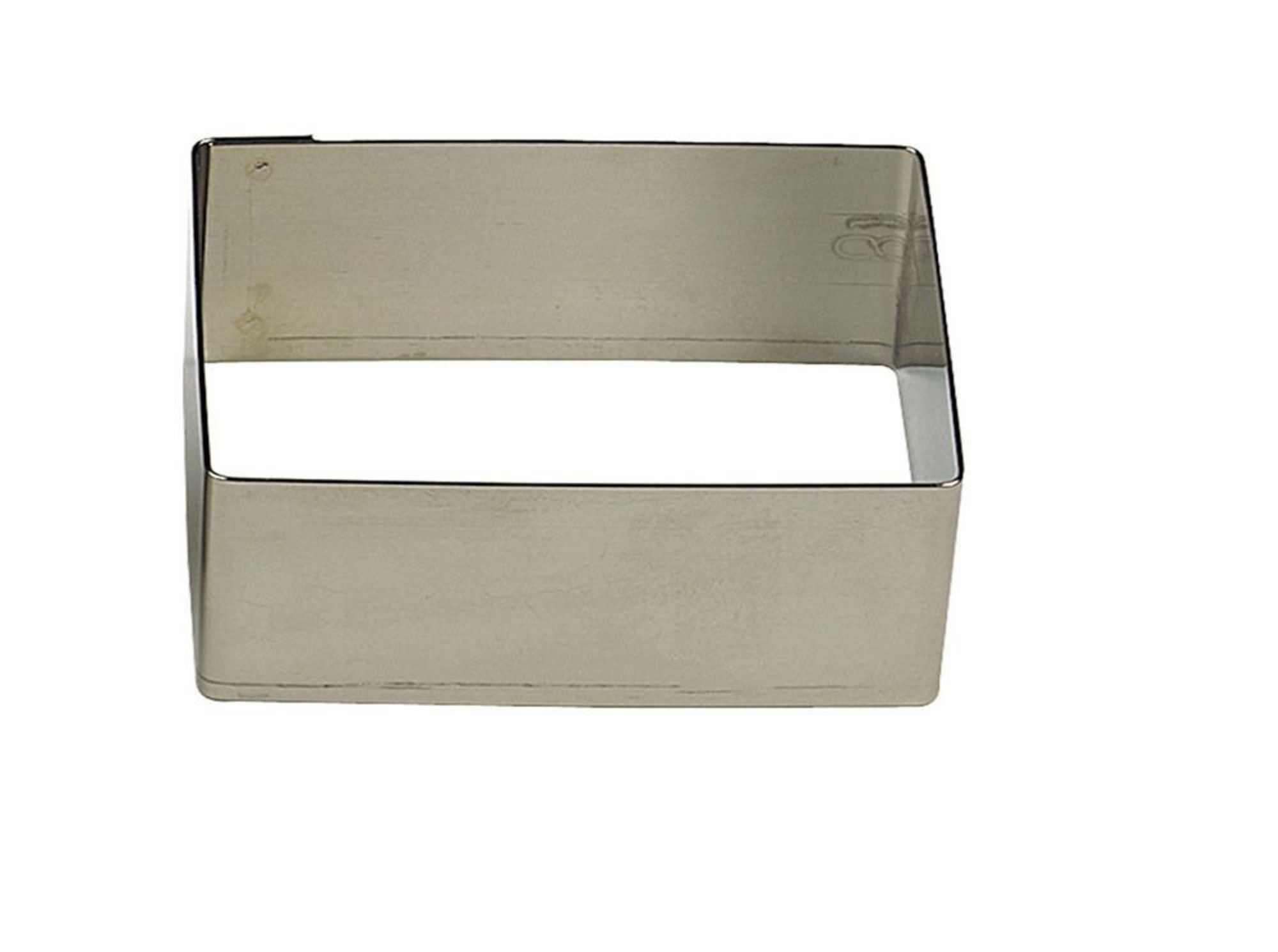Gobel Stainless Steel Rectangle Cake Frame, 120 x 60 x 45 mm