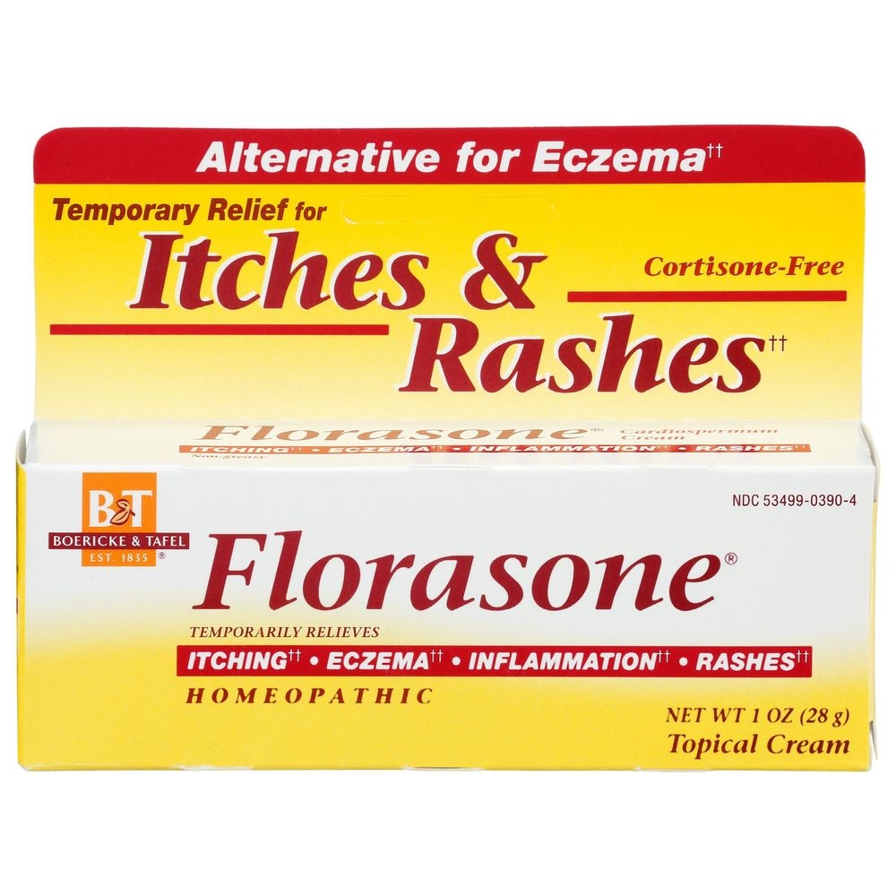 Natures Way Boericke and Tafel Florasone Cream for Itches and Rashes, 1 Ounce -- 6 per case