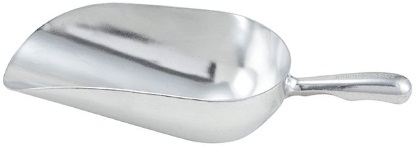Winco Aluminum Scoop, 38 Ounce -- 12 Per Case