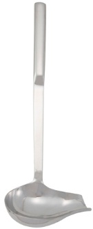 Winco Stainless Steel Hollow Handle Spout Ladle, 2 Ounce -- 12 per case
