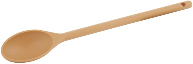 Winco Tan High Heat Nylon Spoon, 15 Inch -- 24 Per Case