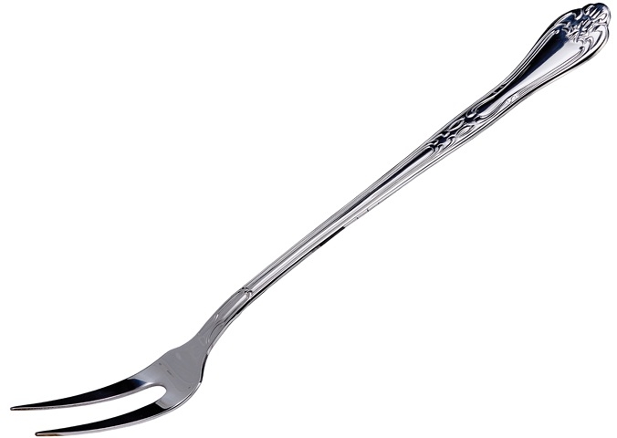 Winco Elegance Stainless Steel Serving Fork, 13 inch -- 12 per case
