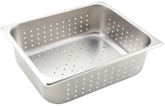 Winco Half Size Perforated Steam Pan -- 6 Per Case