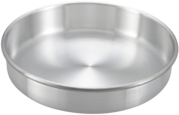 Winco Aluminum Layer Cake Pan, 10 x 10 x 3 inch -- 6 per case