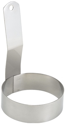 Winco Stainless Steel Round Egg Ring, 3 Inch Dia. -- 12 Per Case