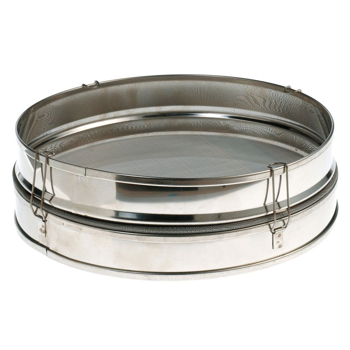 Louis Tellier Stainless Steel 3 Part Sieve, 11.8 inch