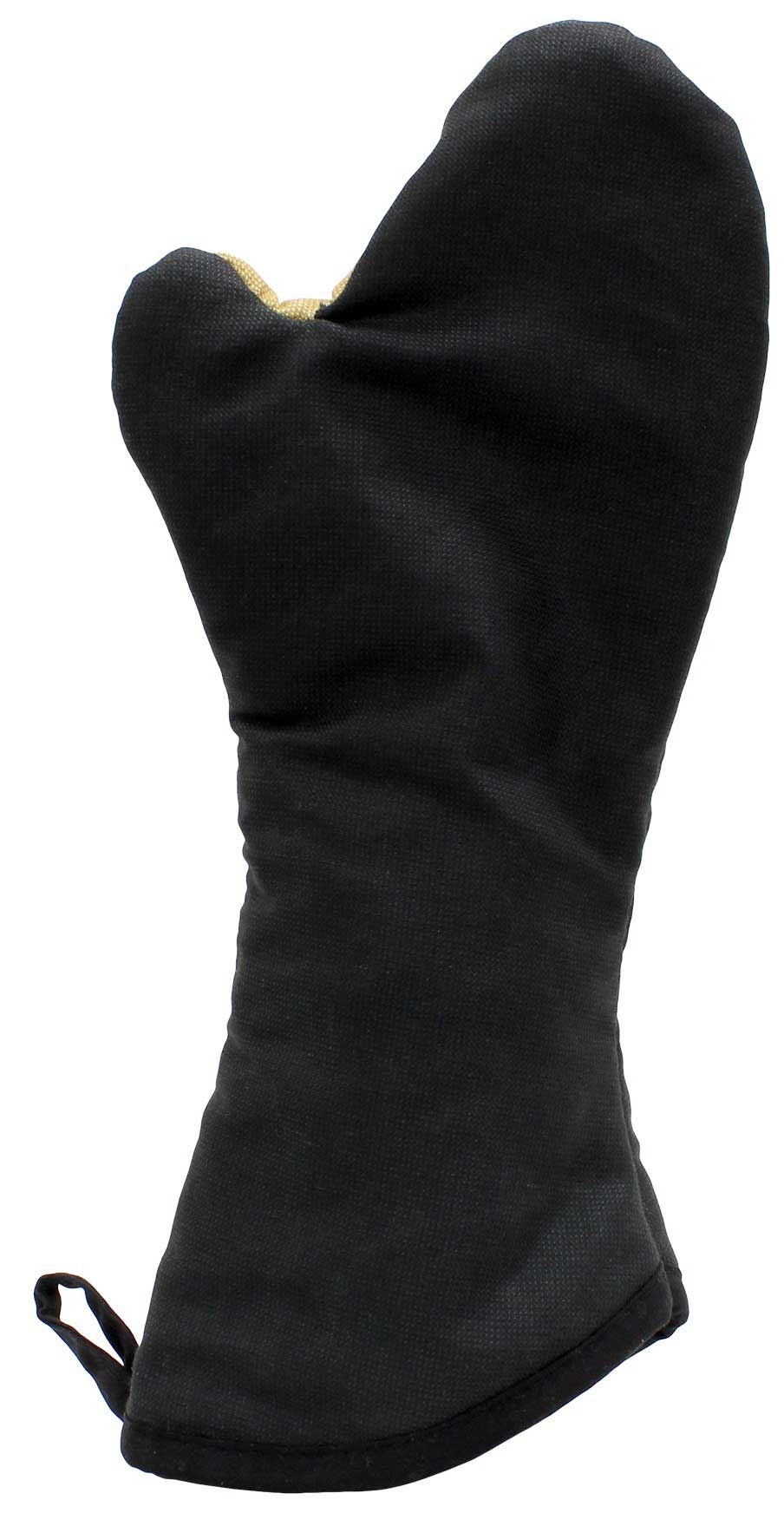 Intedge Black Kevlar/Nomex High Heat Oven Mitt, 15 inch 