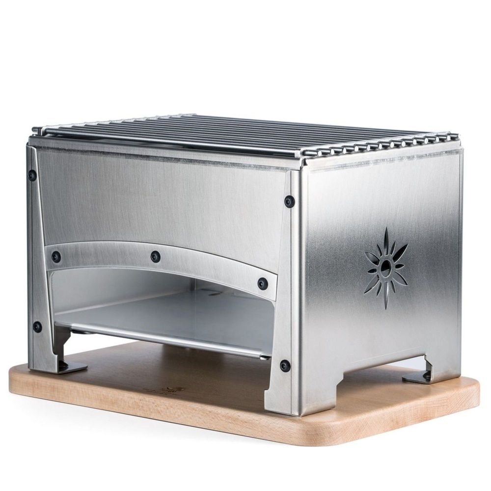 Louis Tellier Brasero 1 Side Closed Barbecue Table, 12.6 inch x 8.7 inch x 8.5 inch