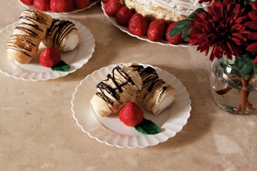 Resposables Clear Dessert Plate, 6 inch -- 180 per case.