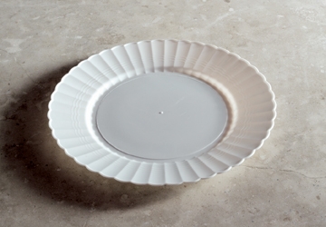 Resposables White Dinner Plate, 9 inch -- 180 per case.