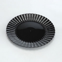Resposables Black Dinner Plate, 9 inch -- 180 per case.