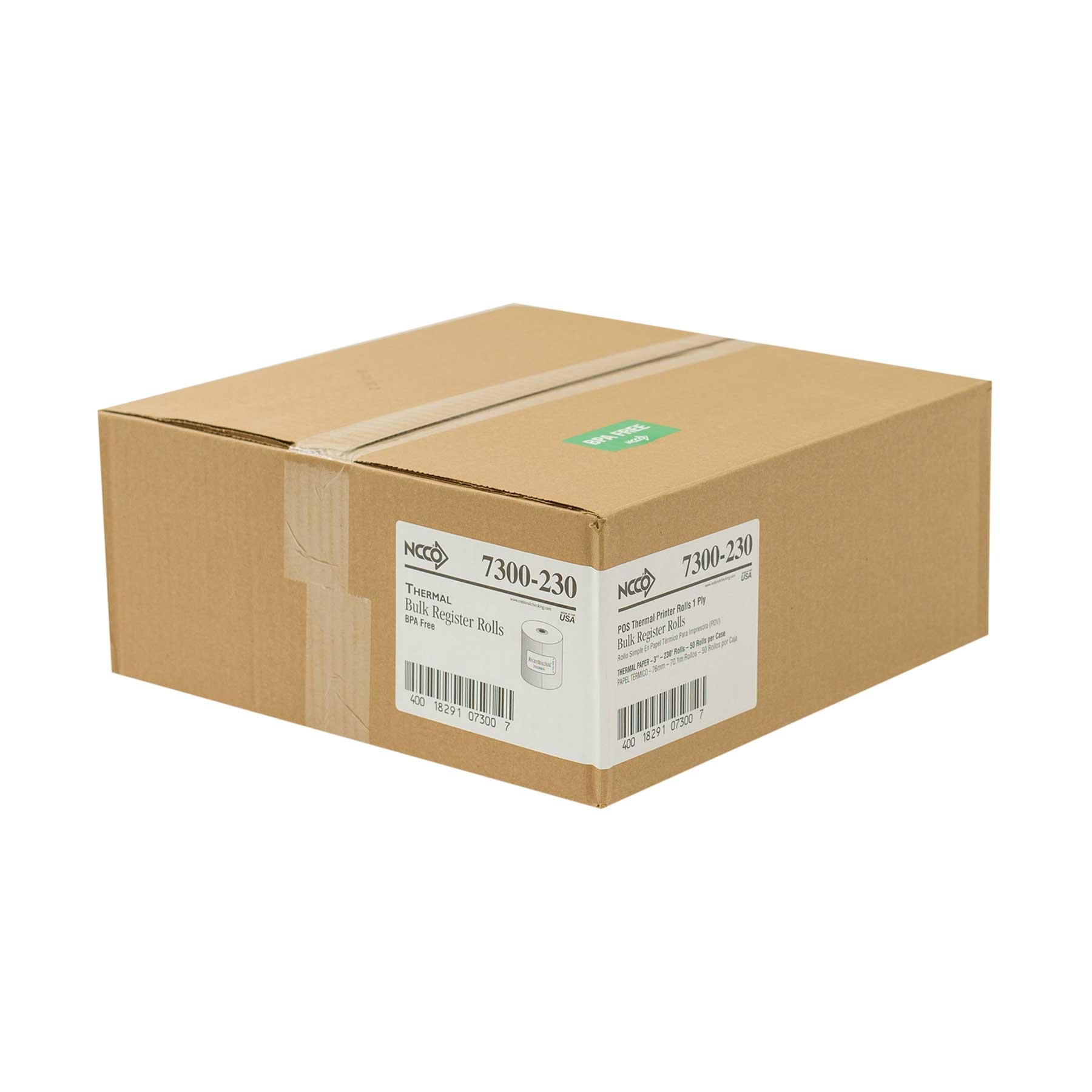 Ncco Tillrolls 1-ply Register Roll, 3 Inch -- 50 Per Case