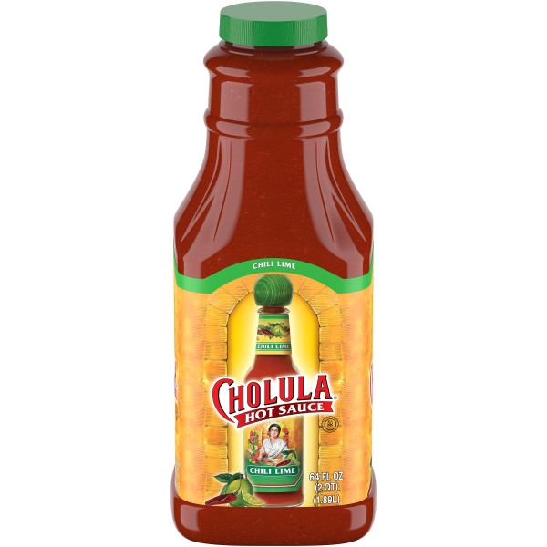 Cholula Chili Lime Hot Sauce, 64 Fluid Ounce -- 4 per case