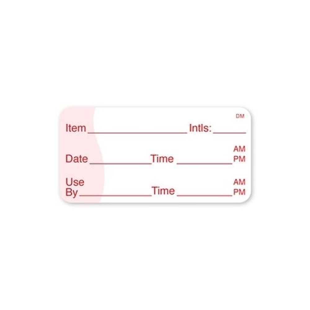 Daymark Dissolvemark Rectangle Dissolvable Adhesive Label, 500 count - 24 per case