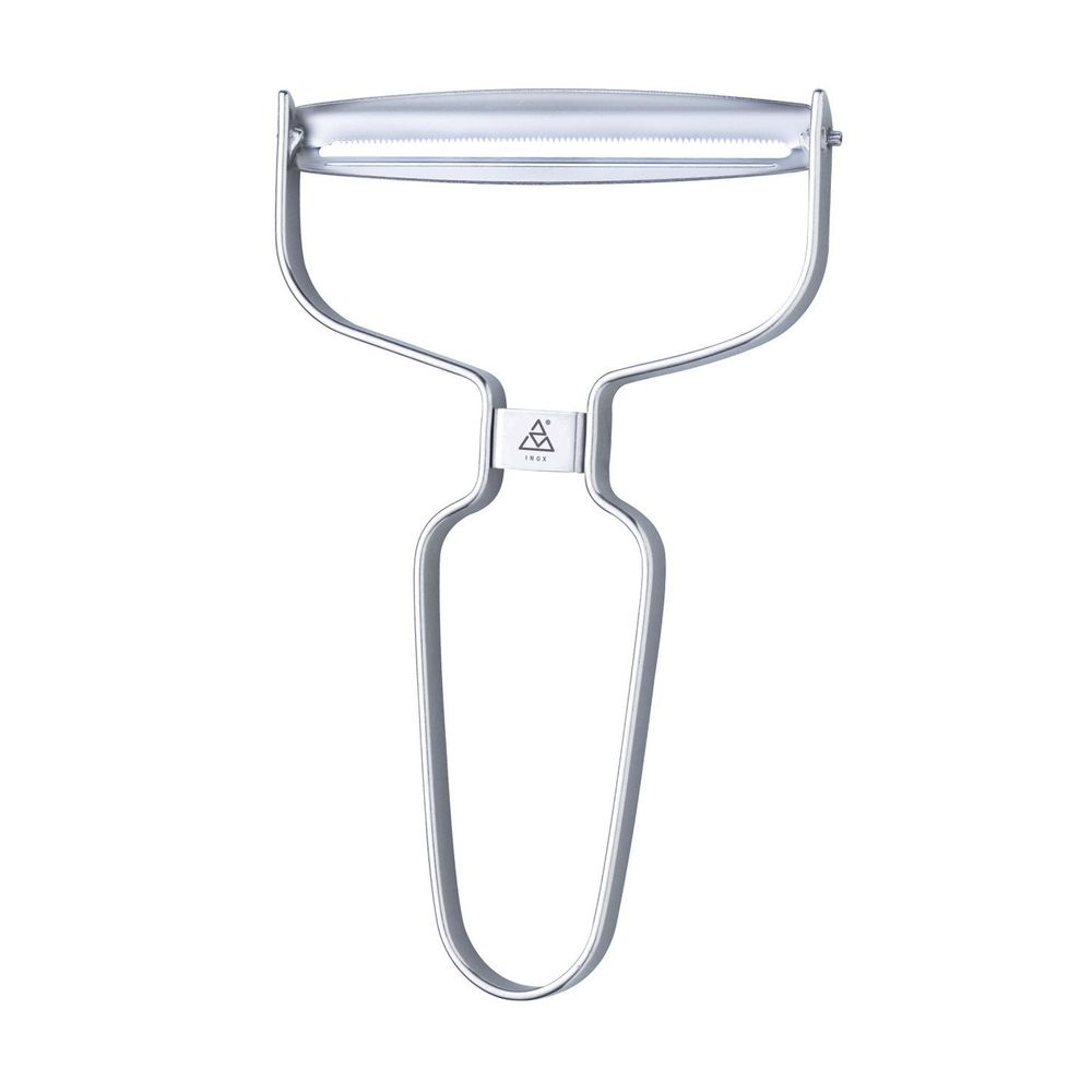 Triangle Stainless Steel Serrated Blade Horizontal Peeler, 9.5 x 15 x 1.5 centimeter